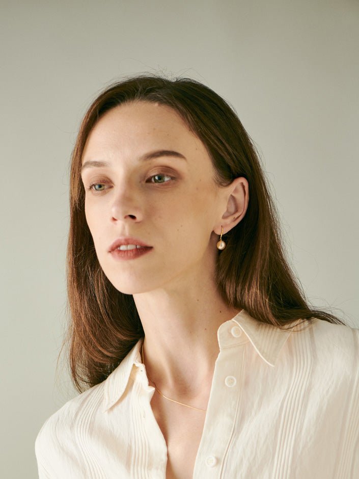 Atera Cora South Sea Pearl Earrings - ATERA PEARL