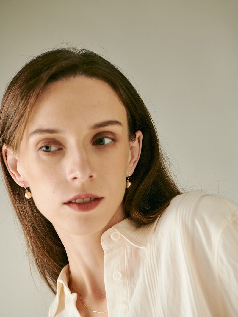 Atera Cora South Sea Pearl Earrings - ATERA PEARL